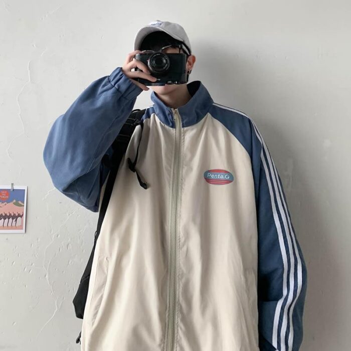 Men's Casual Clothes Autumn Coat Men Autumn Korean Trend Tooling Jacket Men - Image 4