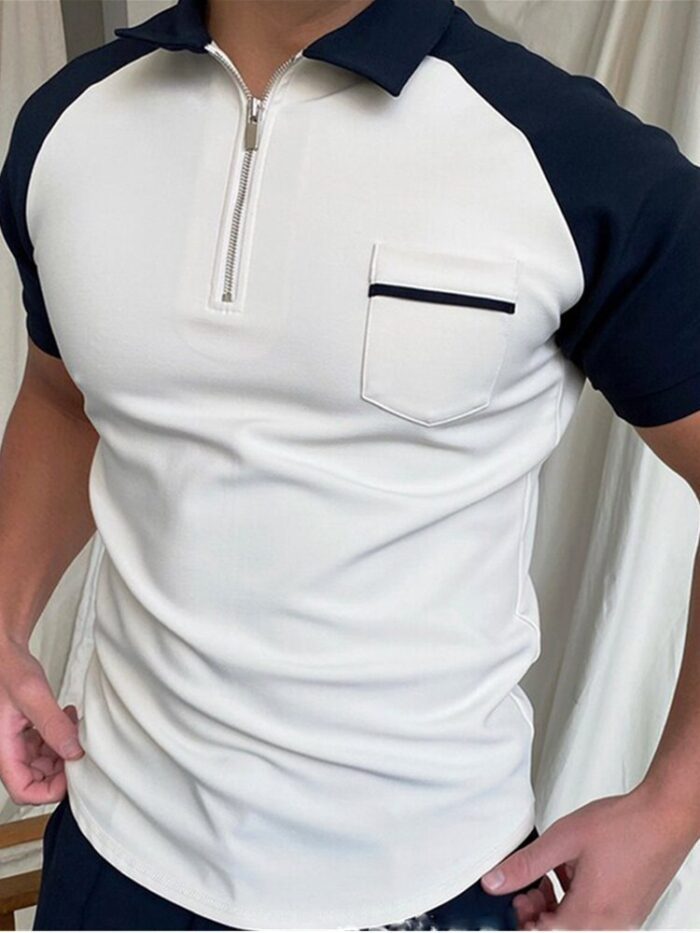 Men's Polo Shirt Men Solid Polo Shirts Brand Men Short-Sleeved Shirt Summer Shirt Man Clothing - Image 2
